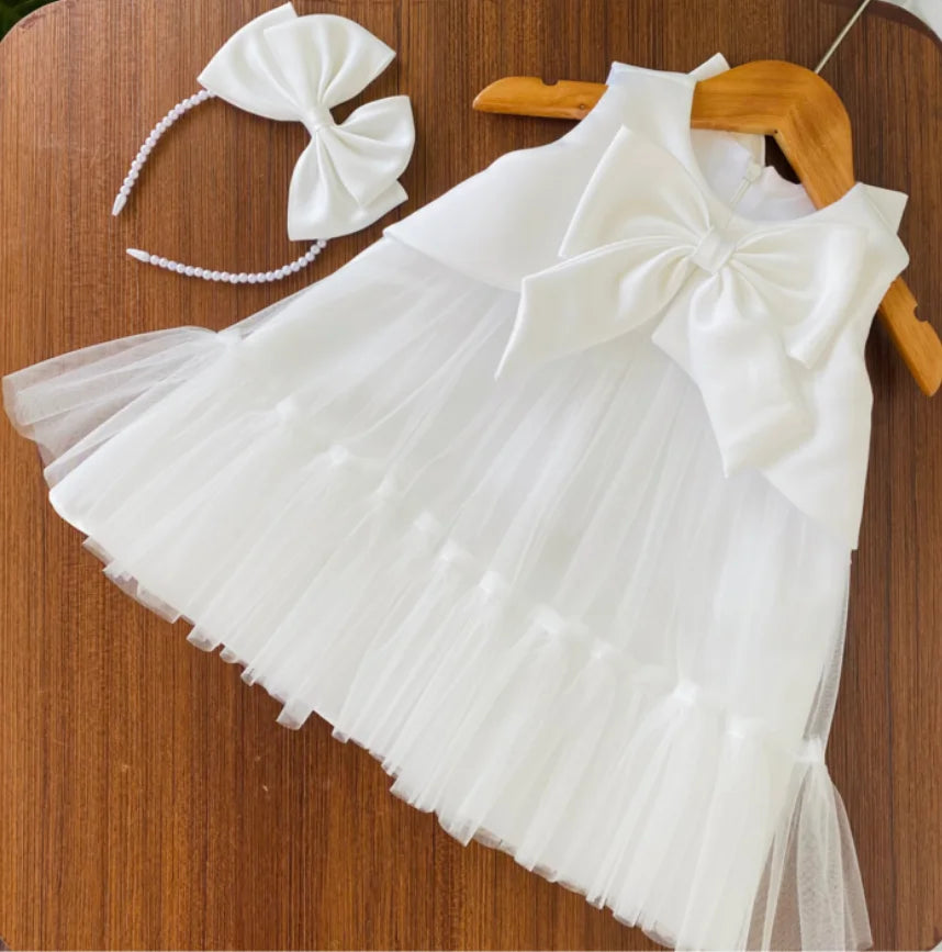 فستان تنورة من التول عالي الجودة للفتيات - High Quality Tulle Skirt Dress Baby Girls