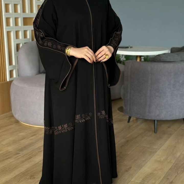 Elegant black abaya