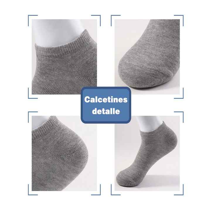 12 زوجًا من جوارب الكاحل الصيفية غير الرسمية . 12 Pairs Men's Casual Summer Ankle Socks Comfortable