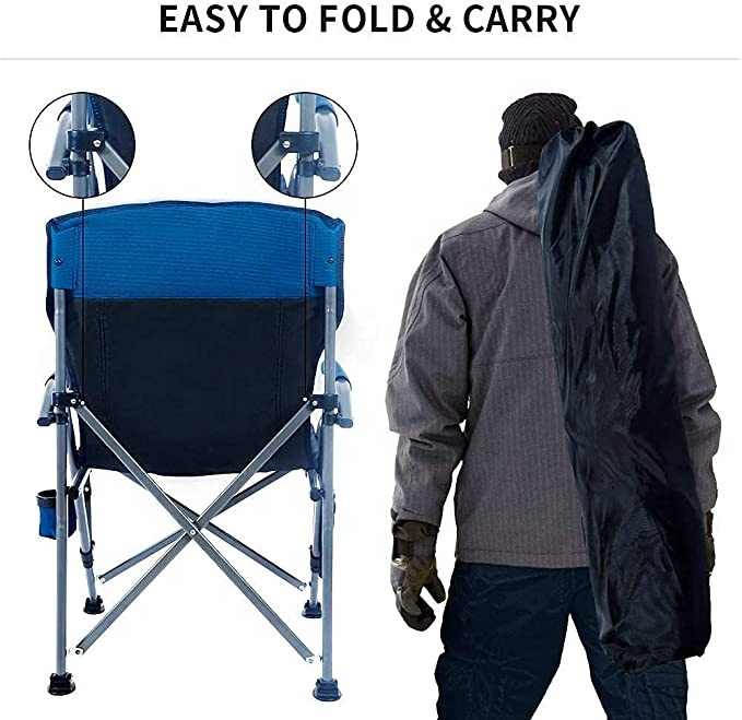 WOQI Basics Portable Folding Camping Chair.