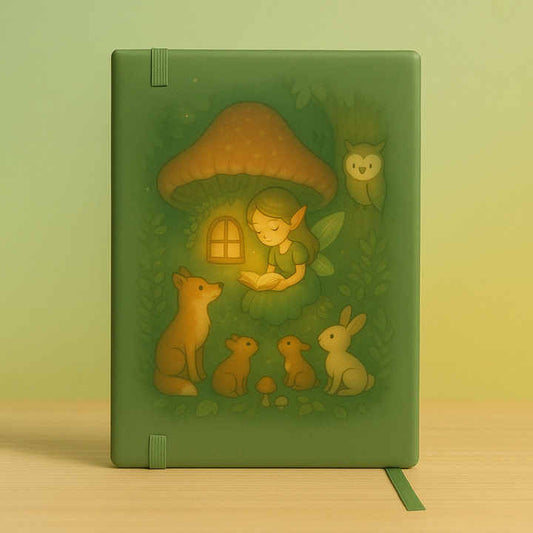 دفتر مذكرات غابة لابلون قزم على شكل حكاية