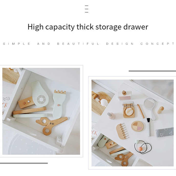 wooden dressing table for children