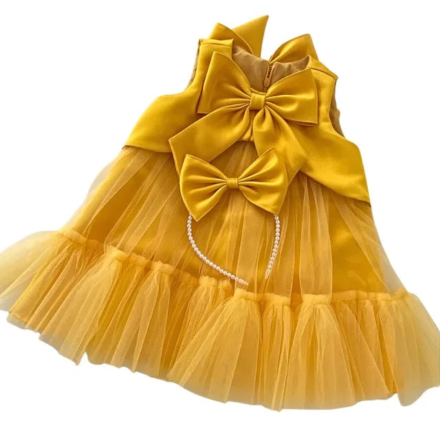 فستان تنورة من التول عالي الجودة للفتيات - High Quality Tulle Skirt Dress Baby Girls