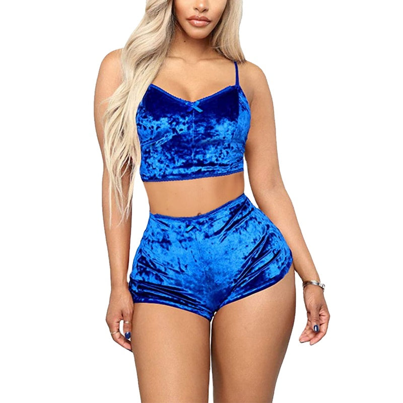 أطقم ملابس نوم نسائية لطيفة من قطعتين  - بدلات نوم نسائيه