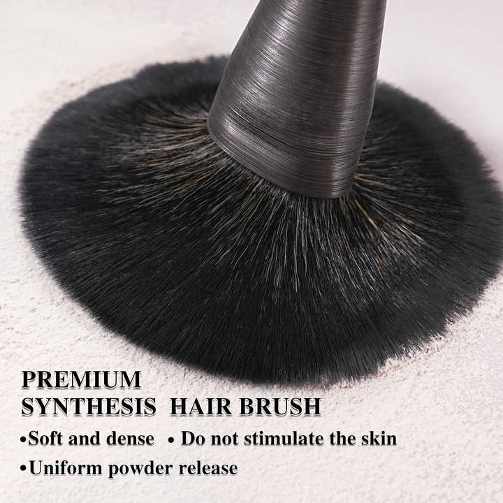 Synthetic hair brush set