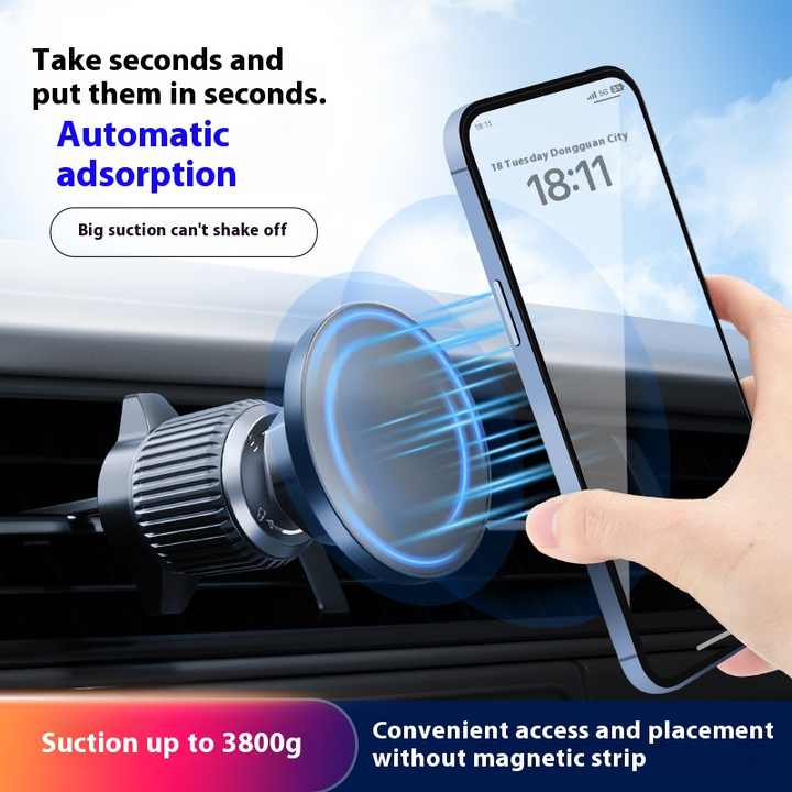 Magafe Car Mount Strong and Flexible Air Vent Clip