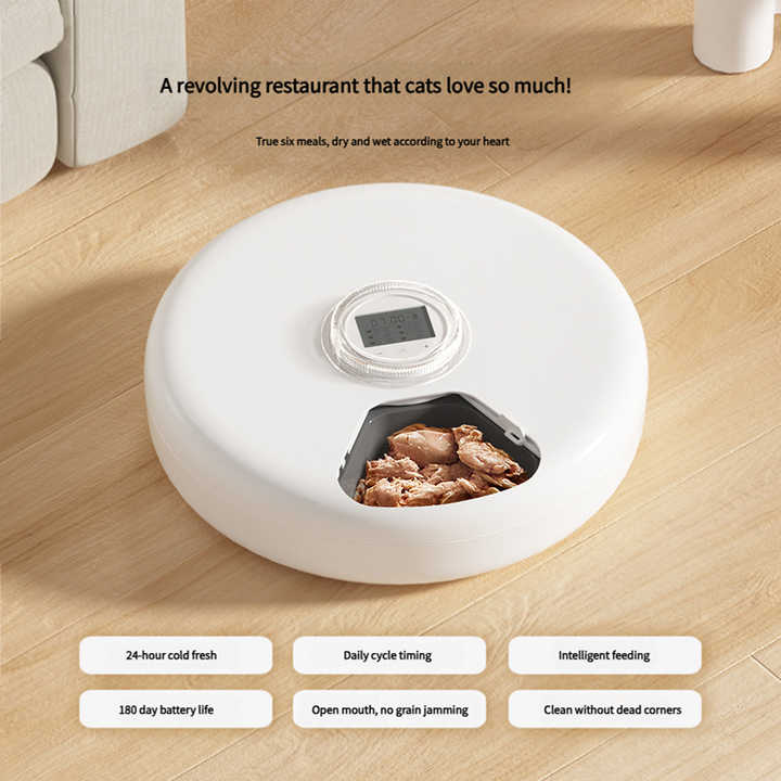 Best-selling 6-meat automatic cat feeders, bowls, and feeders.