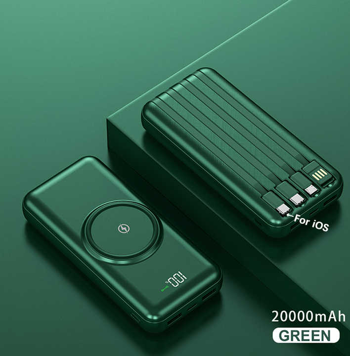 New 20000mAh Wireless Charger . جديدة شاحن لاسلكي 20000mAh
