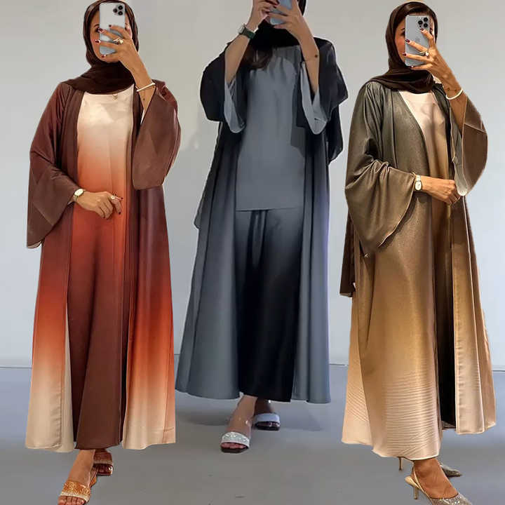 عباية ملونة اومبير