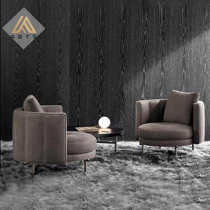 Elegant velvet sofa