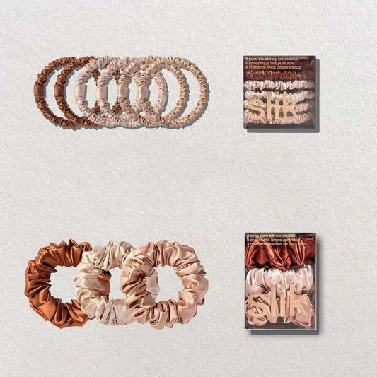 High Quality Silk 100% Mulberry Scrunchy - Hair Accessories