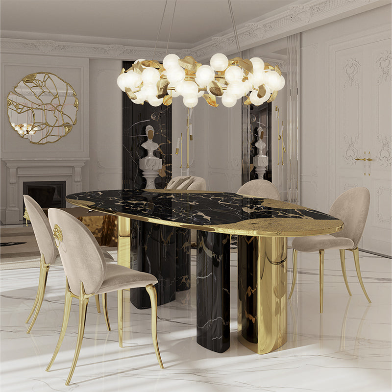 طاولة طعام رخامية