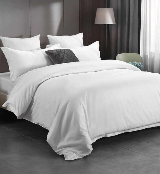 طقم ملاءات سرير كوين من 4 قطع مطرز بخمس . piece queen size bed sheet set with five-star