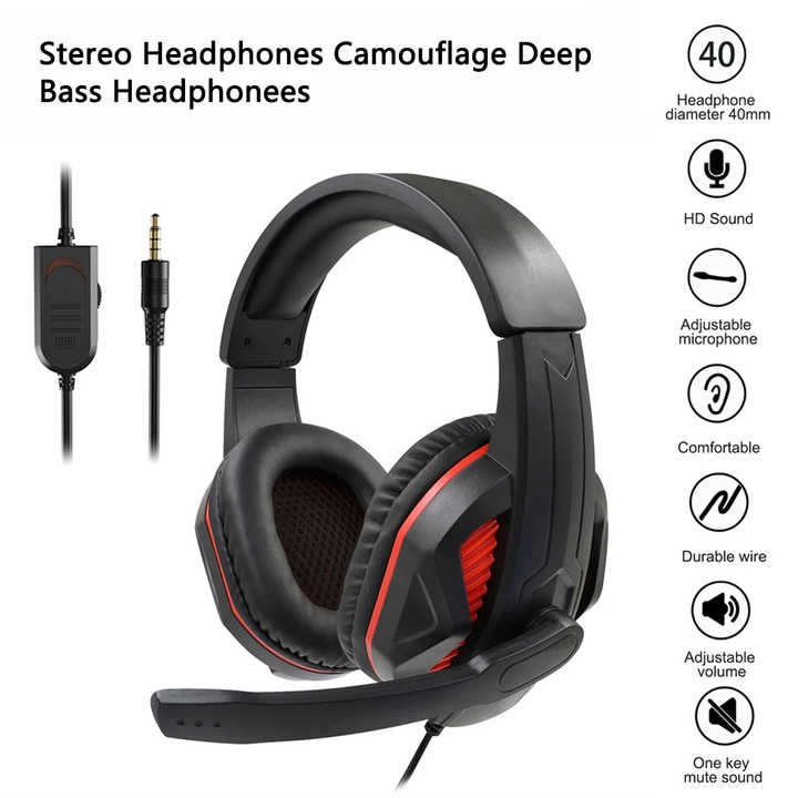 Headphones with microphone