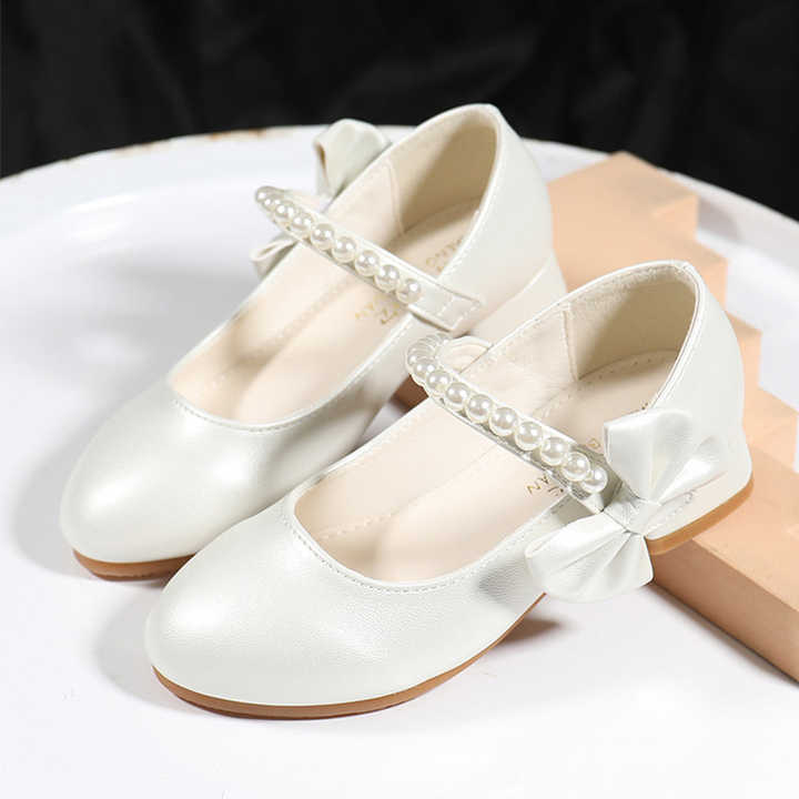 Pearl girls' heels