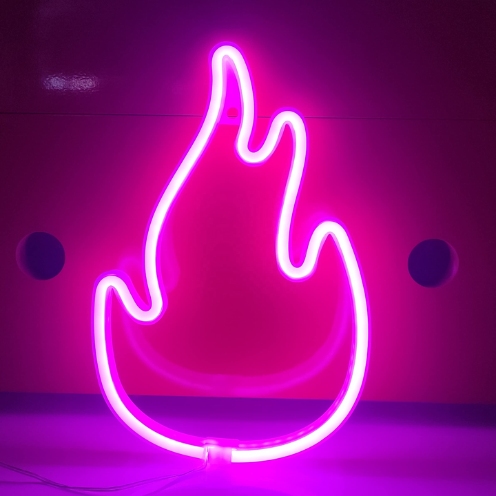 neon light logo