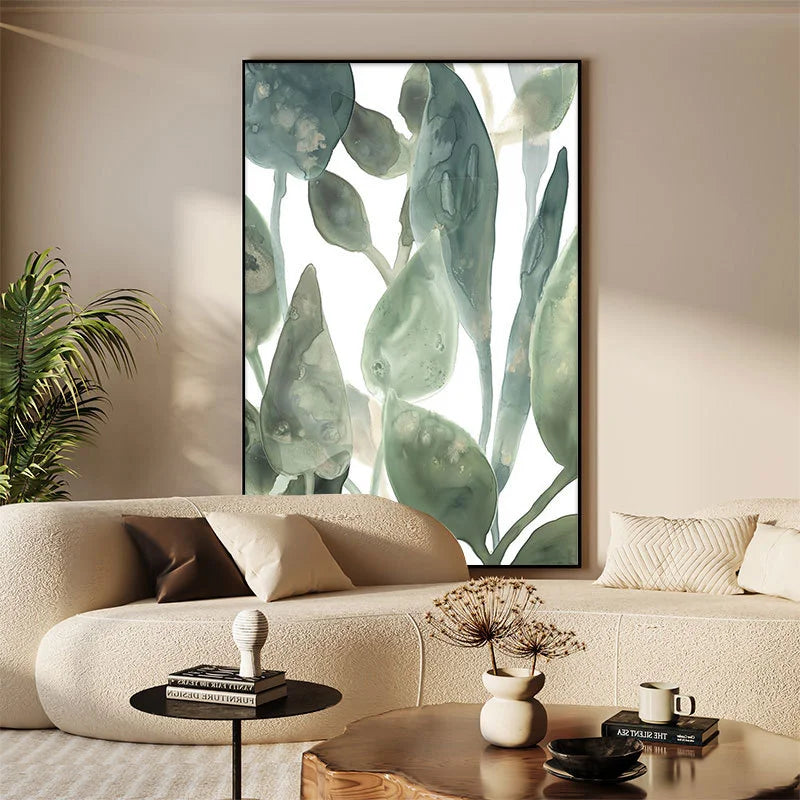 Green natural decor panel