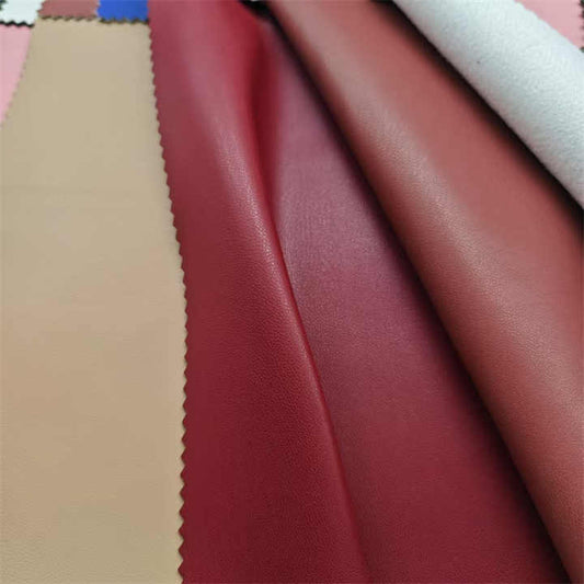 Leather Fabric for Jacket - N Stock Cheapest Two Ways to Stretch Fabric