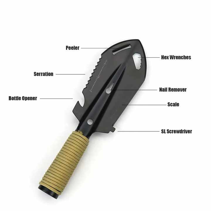 Custom Multi-functional Tactical Stainless Steel Camping