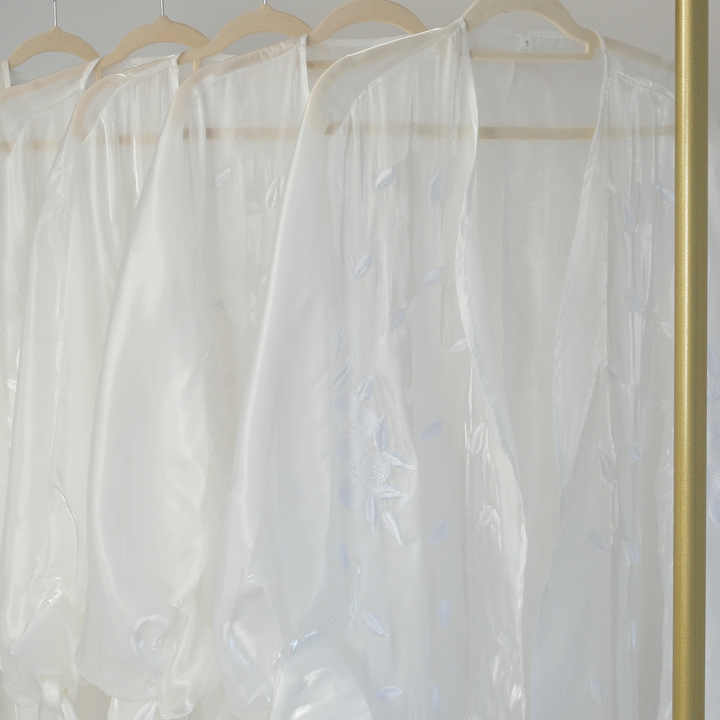 Colorful embroidered abaya