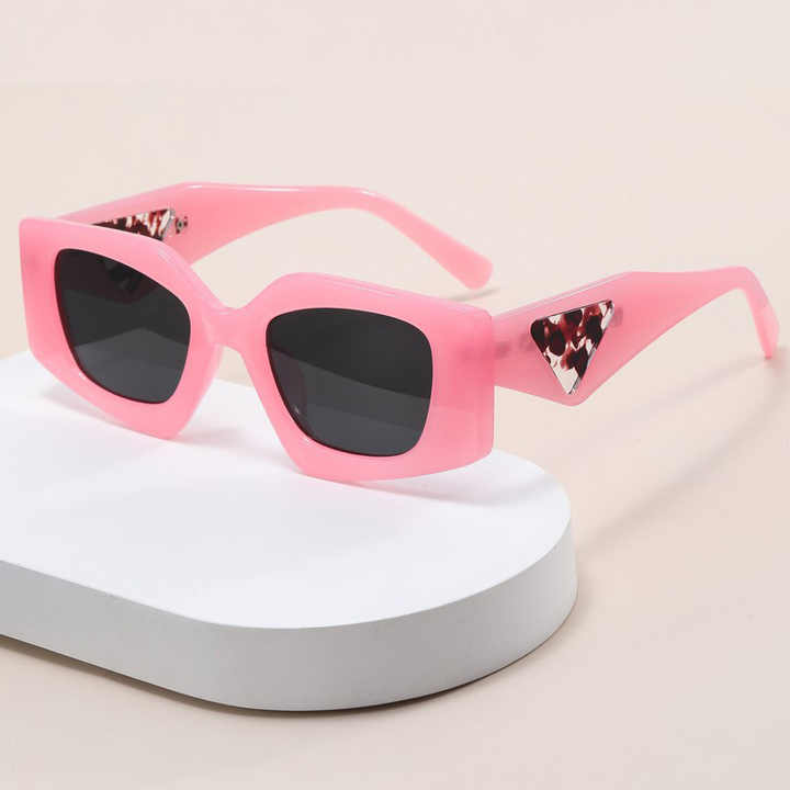 Irregular Polygon Glasses Women's-نظارات شمسية نسائية