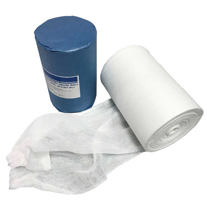 Sterile surgical gauze, absorbent hydrophilic cotton, first aid