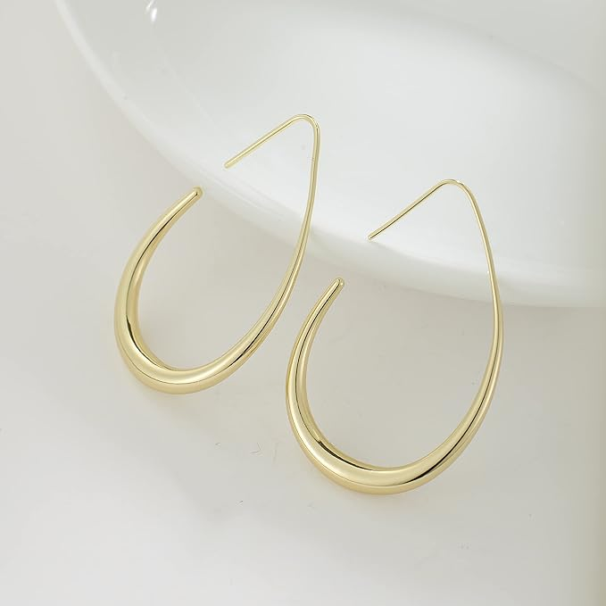 large hoop earrings