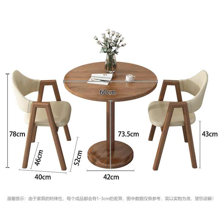 Small modern table and chair for decoration