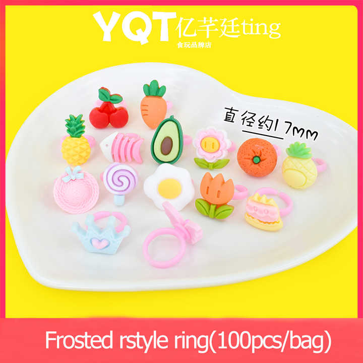 Children Cute Cartoon Rubber Band Floral-مجموعة إكسسوارات