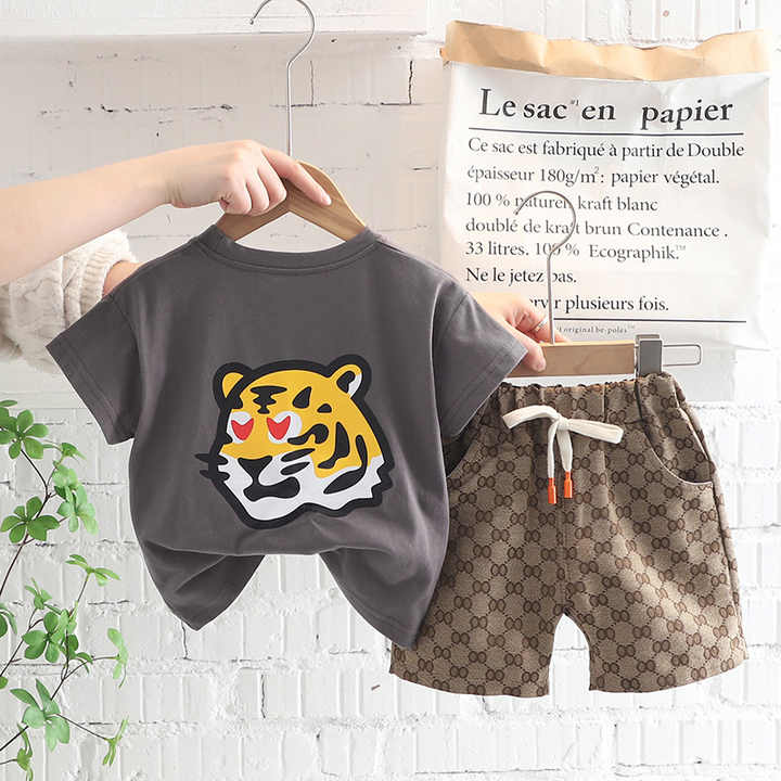 Boys' Shorts, Short-Sleeved Shorts, Boys' Summer Clothes