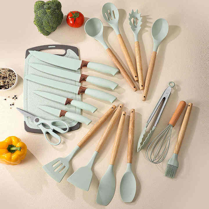 -Friendly Silicone Heat-أدوات طهي مقاومة