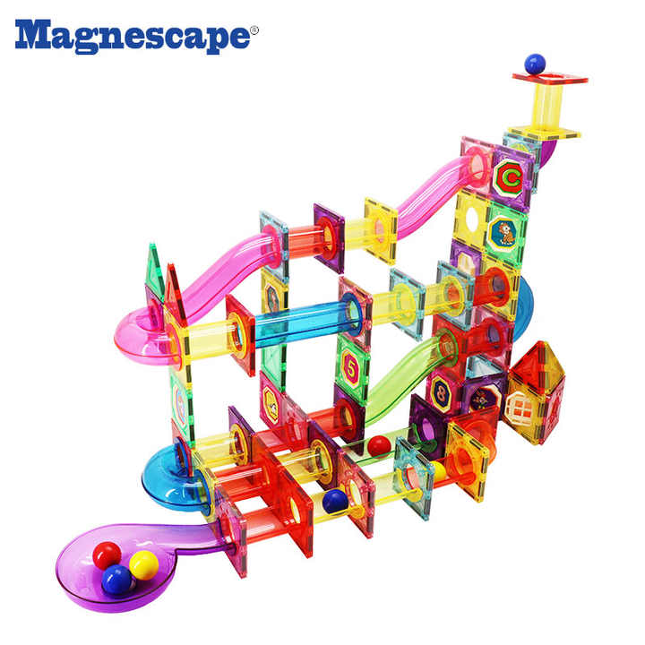 مجموعة ألعاب ماجنيسكيب المغناطيسية الأكثر Best Selling Magnescape Magnetic Toy Set, 109 Pieces