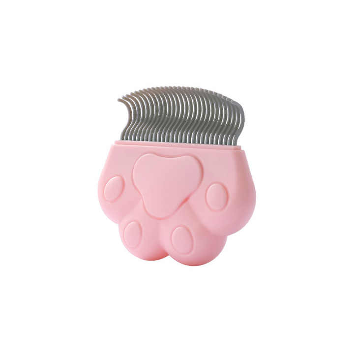 مشط استمالة الكلاب من السيليكون الفاخر ، أداة . Premium Silicone Dog Grooming Comb, Effective Hair