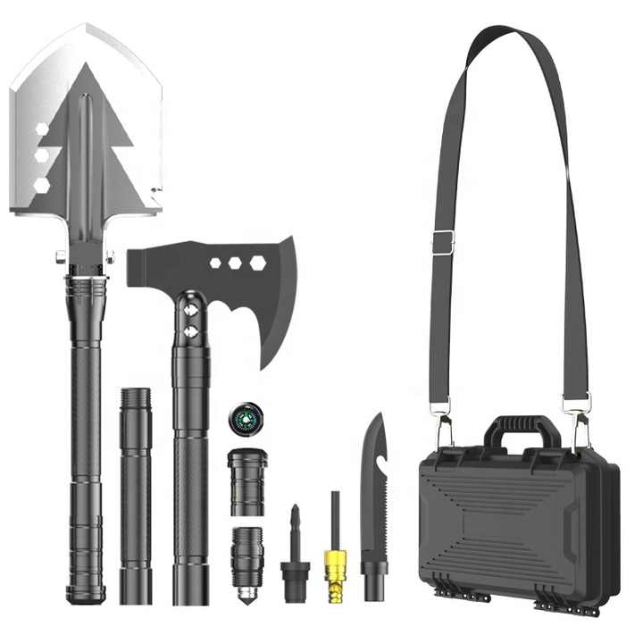 مجموعة متعددة الاستعمالات وهي مع سوط . Multi-purpose set with whip