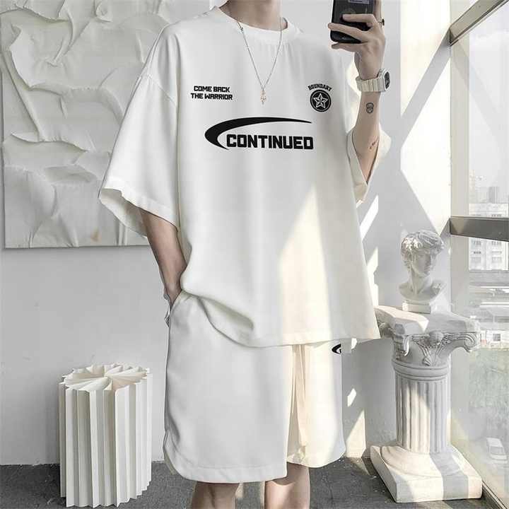 Men's T-shirt two-piece suit