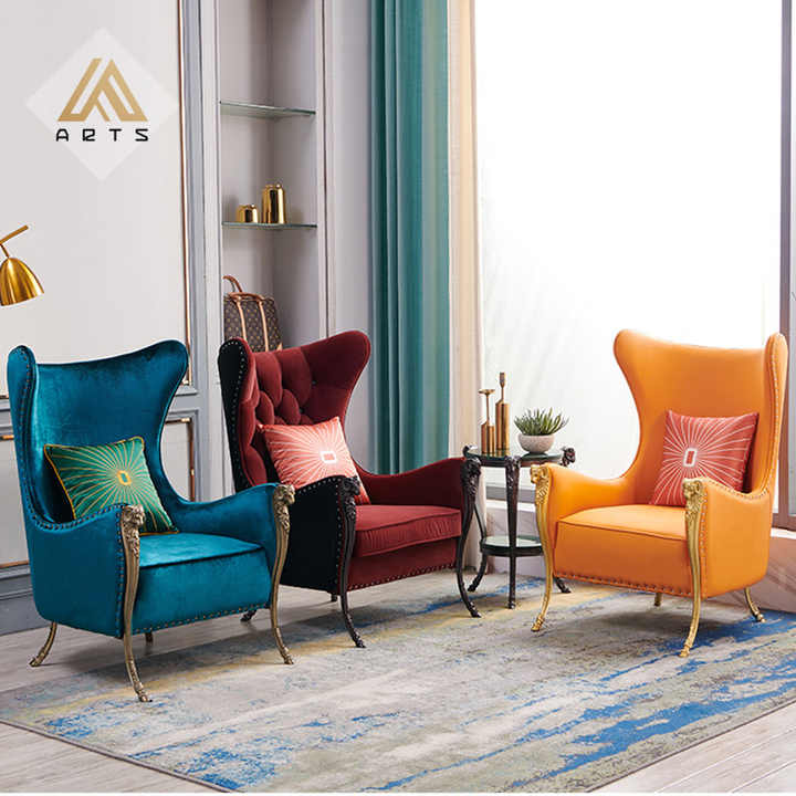 Luxury single sofa from Chinese factory