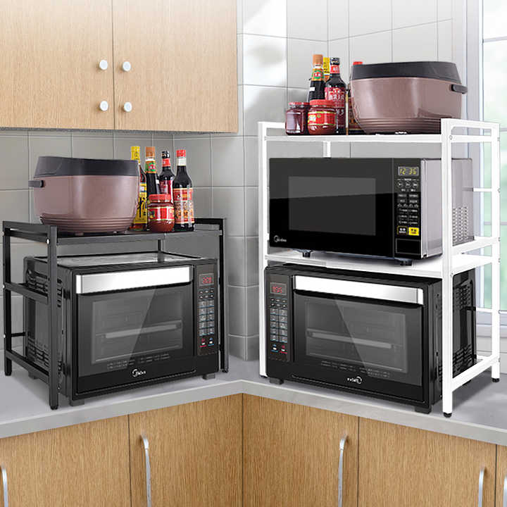 Retractable Kitchen -رفوف فرن الميكروويف