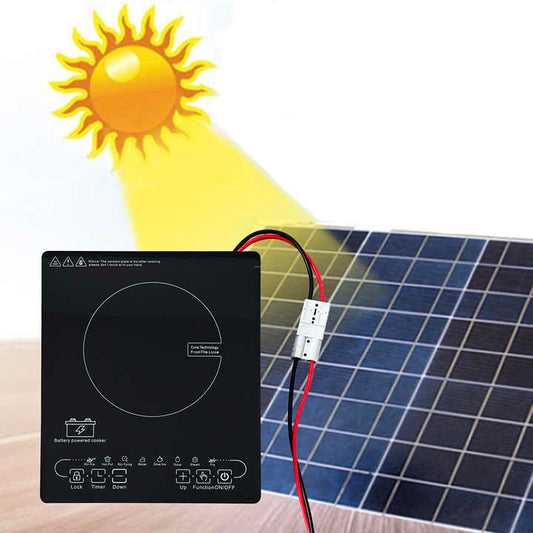 طباخ حثي يعمل بالبطارية-battery-powered induction cooker