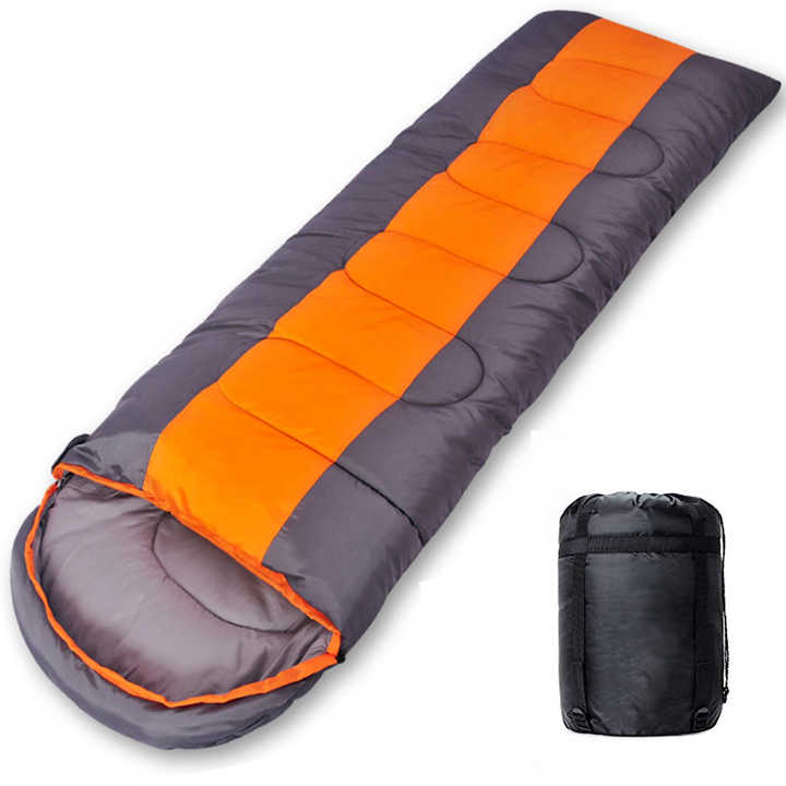 Compact, lightweight, portable, waterproof sleeping bag.