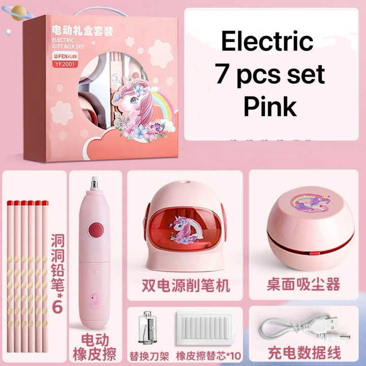 Kids Art School Supplies Stationery Set