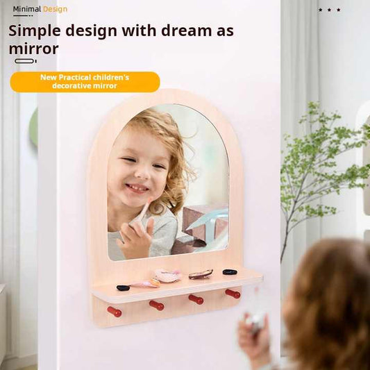 Children's accessories, makeup mirror, fixed