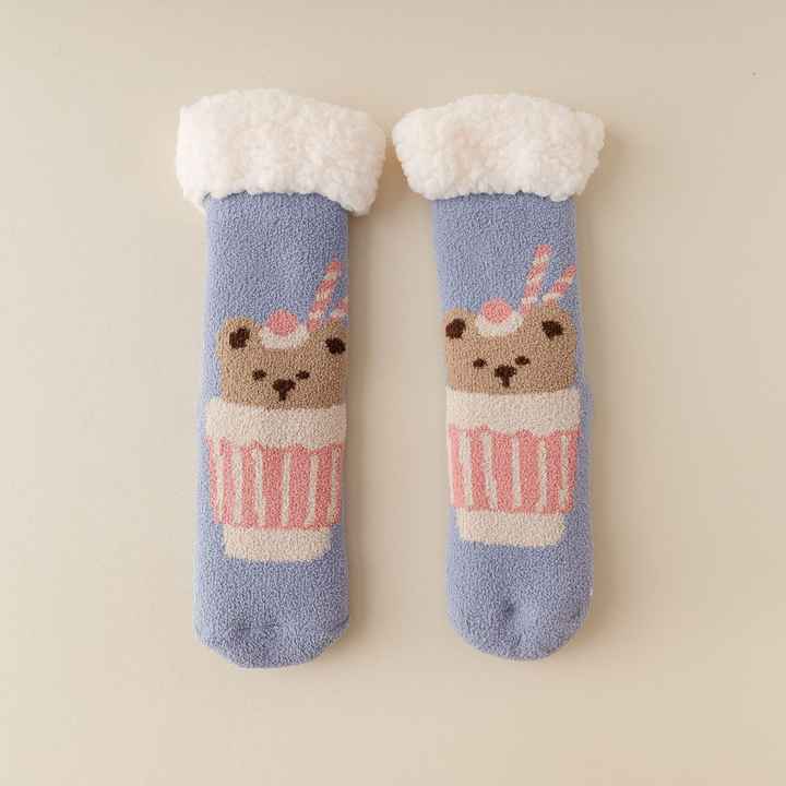 Thick velvet socks