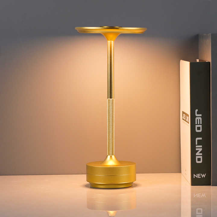 metal table lamp