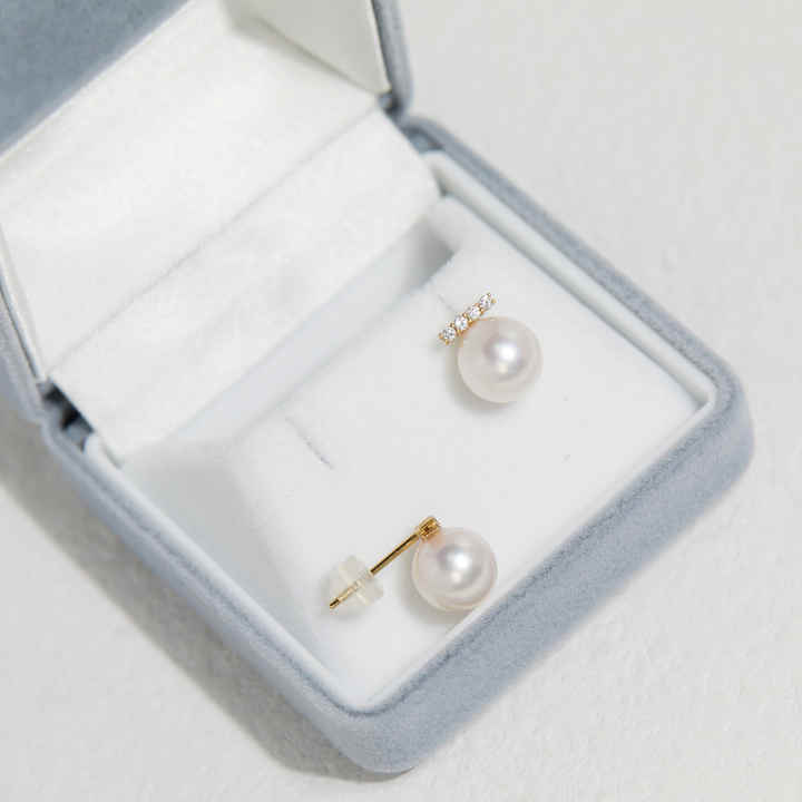 Akoya pearl earrings