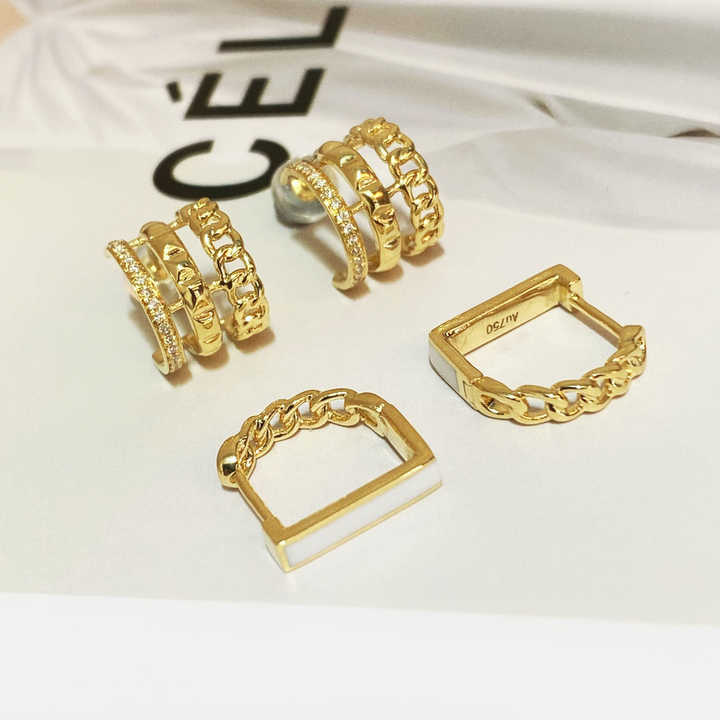 hoop earrings