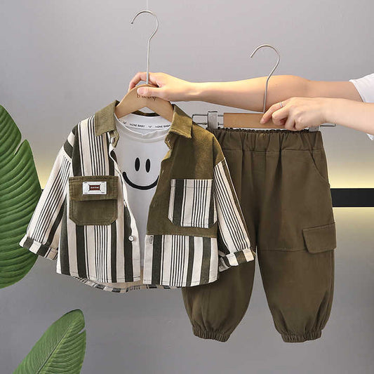 بنطلون اولاد بدلة من ثلاث قطع