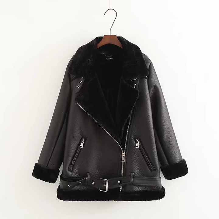 Women's leather jacket