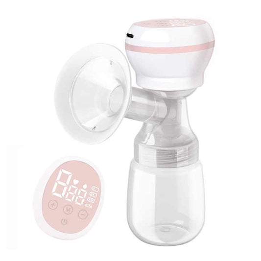 Electric silicone baby milk nipple made of plastic for milk extraction