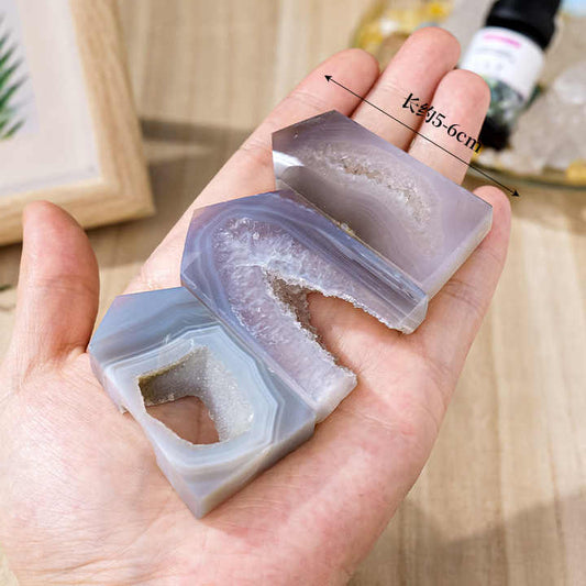 Crafts Laser Printed - Natural Agate Geode Tower