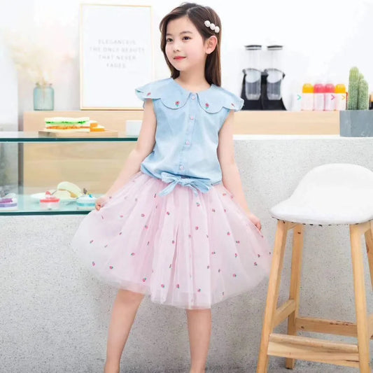 فساتين زهرة مطرزة